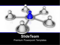 Concept of teamwork business network powerpoint templates ppt themes and graphics 0313