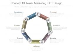Concept Of Tower Marketing Ppt Design