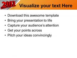 Concept of upcoming new year powerpoint templates ppt themes and graphics 0113