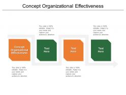 Concept organizational effectiveness ppt powerpoint presentation outline infographic template cpb