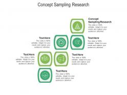 Concept sampling research ppt powerpoint presentation visual aids model cpb