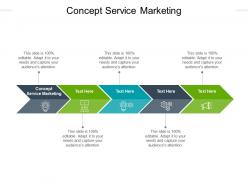 Concept service marketing ppt powerpoint presentation model slides cpb
