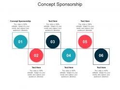 Concept sponsorship ppt powerpoint presentation icon model cpb