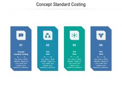 Concept standard costing ppt powerpoint presentation outline slides cpb