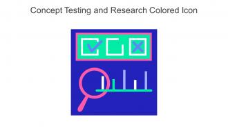 Concept Testing And Research Colored Icon In Powerpoint Pptx Png And Editable Eps Format