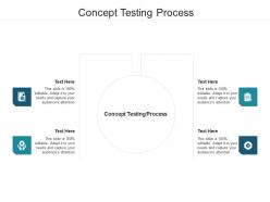 Concept testing process ppt powerpoint presentation styles vector cpb