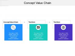 Concept value chain ppt powerpoint presentation pictures brochure cpb