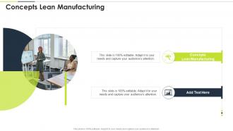 Concepts Lean Manufacturing In Powerpoint And Google Slides Cpb
