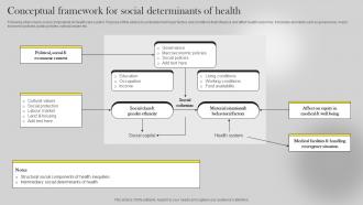 Conceptual Framework For Social Determinants Of Health
