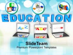 Conceptual image of education and teaching powerpoint templates ppt themes and graphics 0213