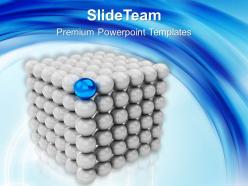Conceptual image of team leadership powerpoint templates ppt themes and graphics 0113