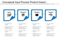 Conceptual input process product impact framework