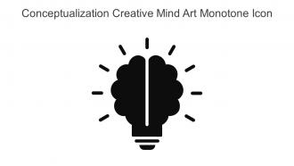 Conceptualization Creative Mind Art Monotone Icon In Powerpoint Pptx Png And Editable Eps Format