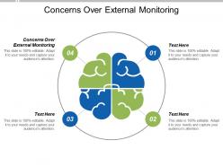 Concerns over external monitoring ppt powerpoint presentation pictures icons cpb