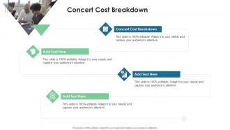 Concert Cost Breakdown In Powerpoint And Google Slides Cpb