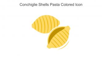Conchiglie Shells Pasta Colored Icon In Powerpoint Pptx Png And Editable Eps Format
