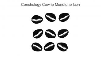 Conchology Cowrie Monotone Icon In Powerpoint Pptx Png And Editable Eps Format