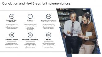 Conclusion And Next Steps For Implementations PPT Slides ST AI SS