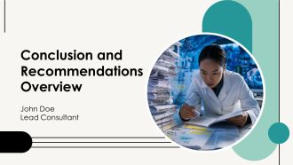 Conclusion And Recommendations Overview PPT Mockup AT