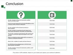 Conclusion ppt sample presentations