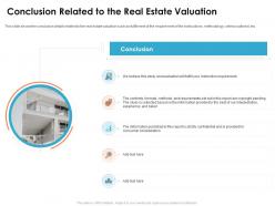 Conclusion related to the commercial real estate appraisal methods ppt themes