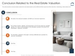 Conclusion related to the real estate valuation complete guide for property valuation