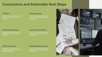 Conclusions And Actionable Next Steps Misallocation Of Resources PPT Summary ACP