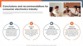 Conclusions And Recommendations For Consumer Global Consumer Electronics Outlook IR SS