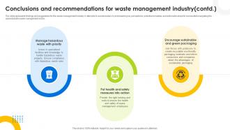 Conclusions And Recommendations For Waste Management Hazardous Waste Management IR SS V Image Captivating