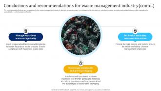 Conclusions And Recommendations For Waste Waste Management Industry IR SS Engaging Compatible