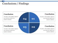 Conclusions findings ppt microsoft