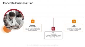 Concrete Business Plan In Powerpoint And Google Slides Cpb