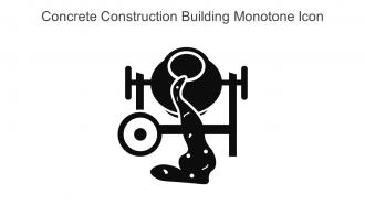 Concrete Construction Building Monotone Icon In Powerpoint Pptx Png And Editable Eps Format