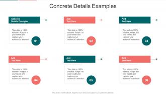 Concrete Details Examples In Powerpoint And Google Slides Cpb