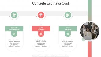 Concrete Estimator Cost In Powerpoint And Google Slides Cpb