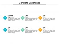Concrete experience ppt powerpoint presentation inspiration good cpb