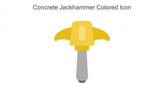 Concrete Jackhammer Colored Icon In Powerpoint Pptx Png And Editable Eps Format