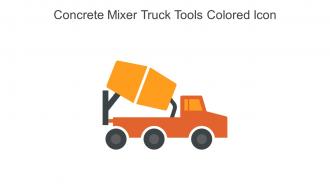 Concrete Mixer Truck Tools Colored Icon In Powerpoint Pptx Png And Editable Eps Format