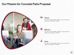 Concrete patio proposal powerpoint presentation slides