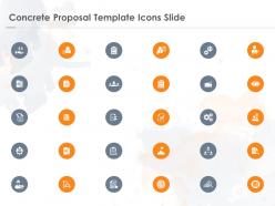 Concrete proposal template icons slide ppt powerpoint presentation visual aids layouts