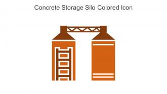 Concrete Storage Silo Colored Icon In Powerpoint Pptx Png And Editable Eps Format