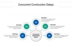 Concurrent construction delays ppt powerpoint presentation infographics themes cpb