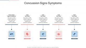 Concussion Signs Symptoms In Powerpoint And Google Slides Cpb