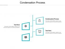 Condensation process ppt powerpoint presentation outline picture cpb