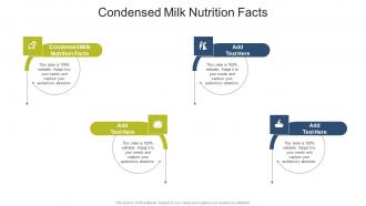 Condensed Milk Nutrition Facts In Powerpoint And Google Slides Cpb