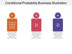 Conditional probability business illustration ppt powerpoint presentation cpb