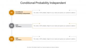 Conditional Probability Independent In Powerpoint And Google Slides Cpb