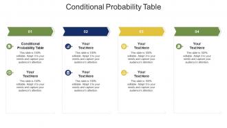 Conditional probability table ppt powerpoint presentation slides graphics cpb