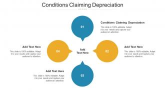 Conditions Claiming Depreciation Ppt Powerpoint Presentation Clipart Images Cpb