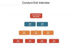 Conduct exit interview ppt powerpoint presentation ideas elements cpb
